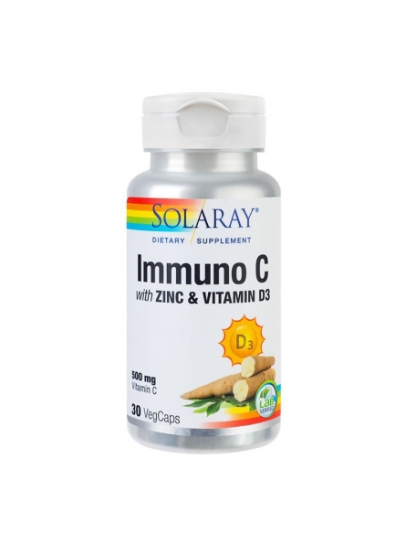 Immuno C plus zinc si vitamina D3 30 capsule Solaray