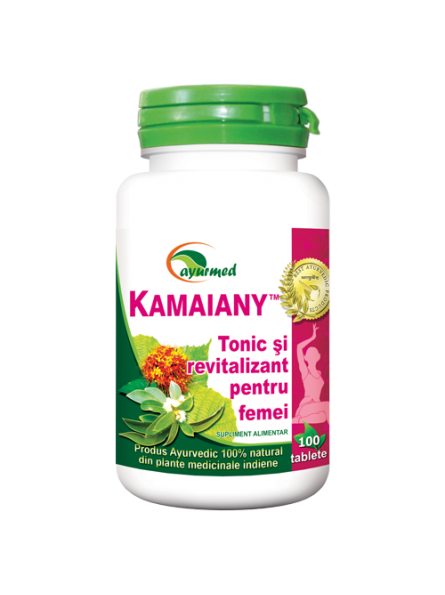 Kamaiany tonic si revitalizant pentru femei 100 tablete Ayurveda