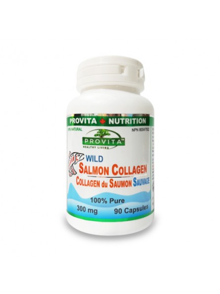 Colagen Pur Din Somon Salbatic (Wild Salmon Collagen) 90 capsule Provita