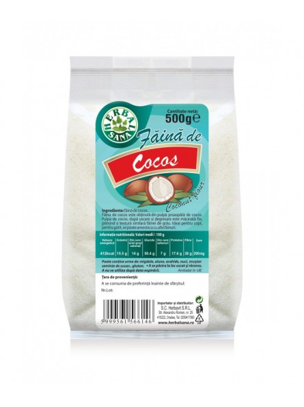 Faina de cocos 500g Herbavit