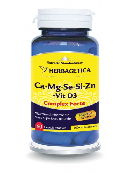 Ca+Mg+Se+Si+Zn cu Vitamina...