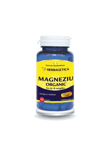 Magneziu organic 60 capsule...