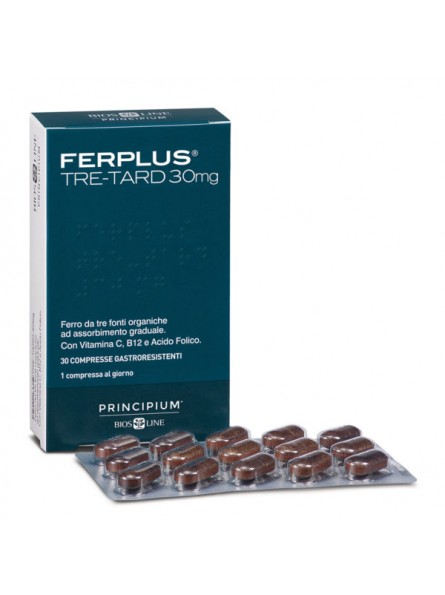 Fier FerPlus Tre-Tard 30mg 30 comprimate Principium Bios Line