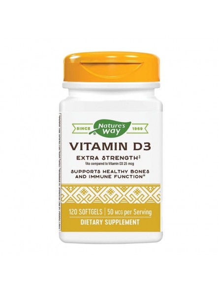 Vitamina D3 2000UI 120 capsule Nature's Way