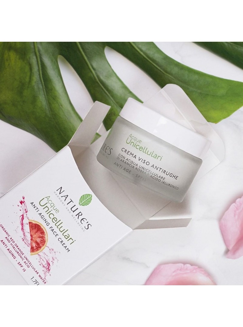 Crema de fata antirid Acque Unicellulari SPF15 50ml Nature's