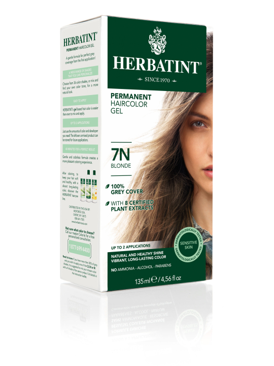 Vopsea pentru par blond 7N Herbatint