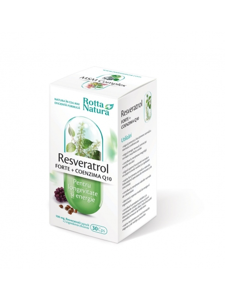 Resveratrol Forte + Coenzima Q10 30 capsule Rotta Natura